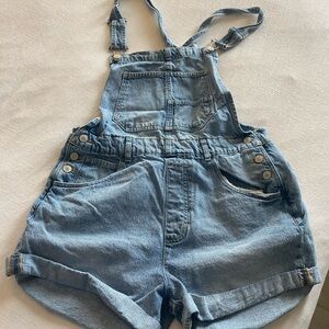 We The Free Light Blue Ziggy Overalls